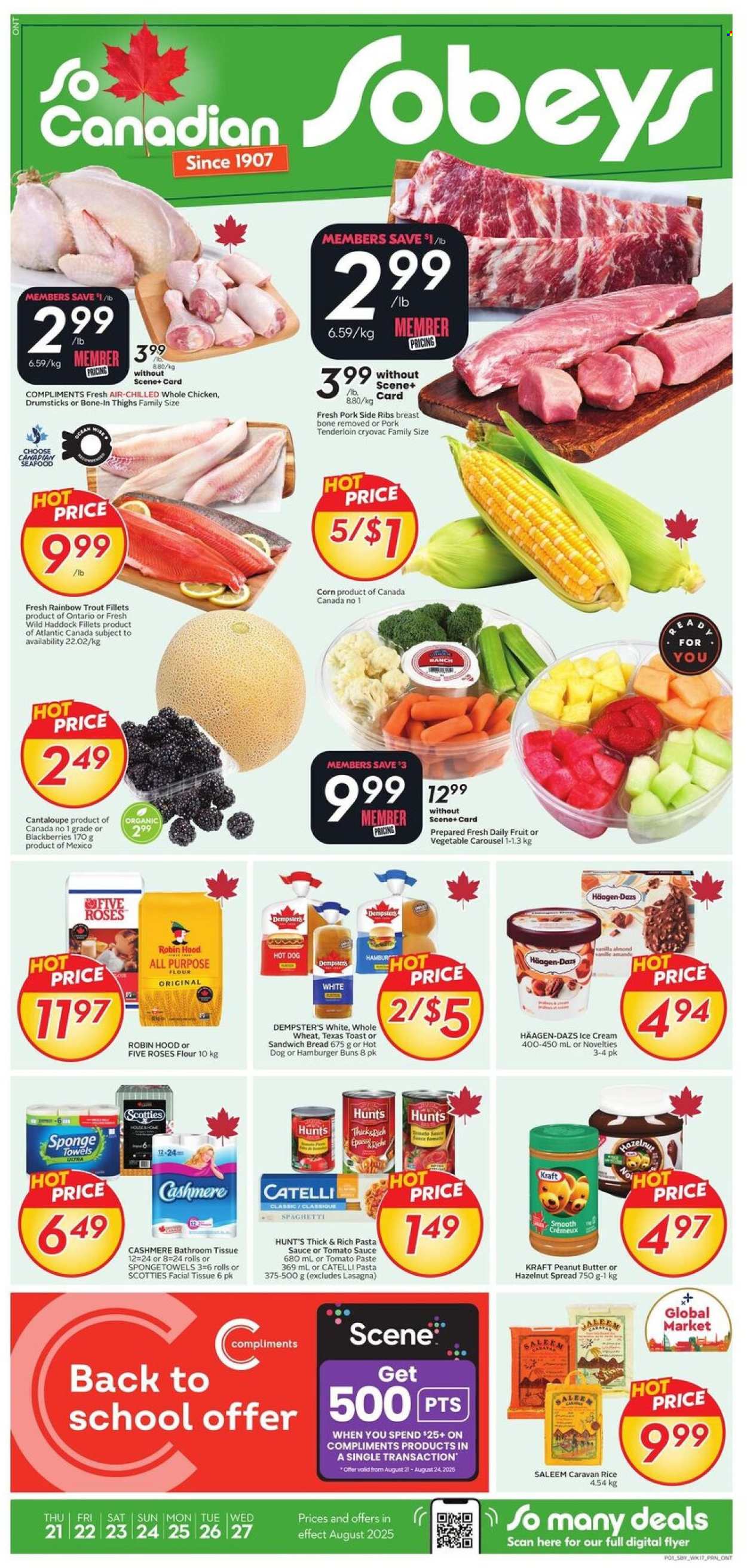 Circulaire Sobeys - 21 Août 2025 - 27 Août 2025. Page 1