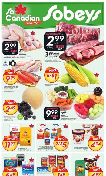 Circulaire Sobeys - 21 Août 2025 - 27 Août 2025.