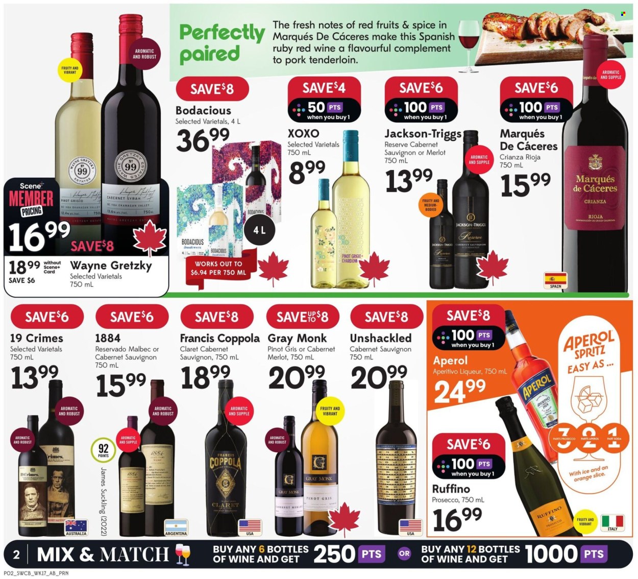 Circulaire Sobeys Liquor - 21 Août 2025 - 27 Août 2025. Page 2
