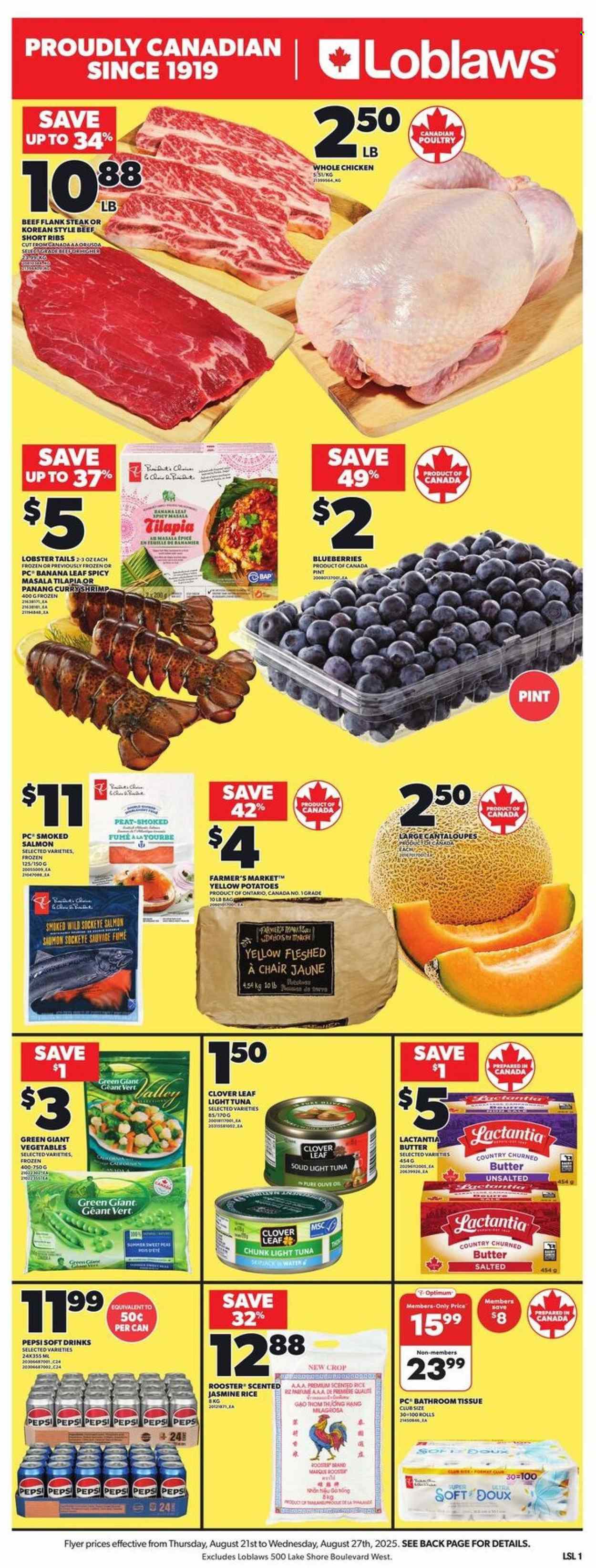 Circulaire Loblaws - 21 Août 2025 - 27 Août 2025. Page 1
