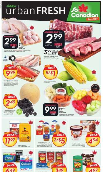 Circulaire Sobeys Urban Fresh - 21 Août 2025 - 27 Août 2025.