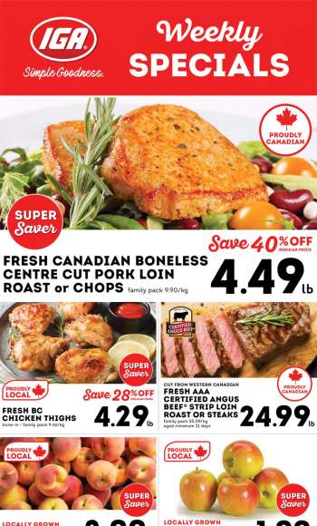 thumbnail - Circulaire IGA Simple Goodness - Weekly eFlyer
