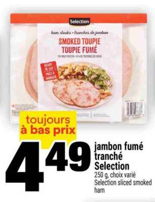 jambon fumé tranché Selection