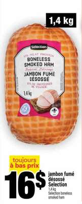 JAMBON FUMÉ DÉSOSSÉ SELECTION