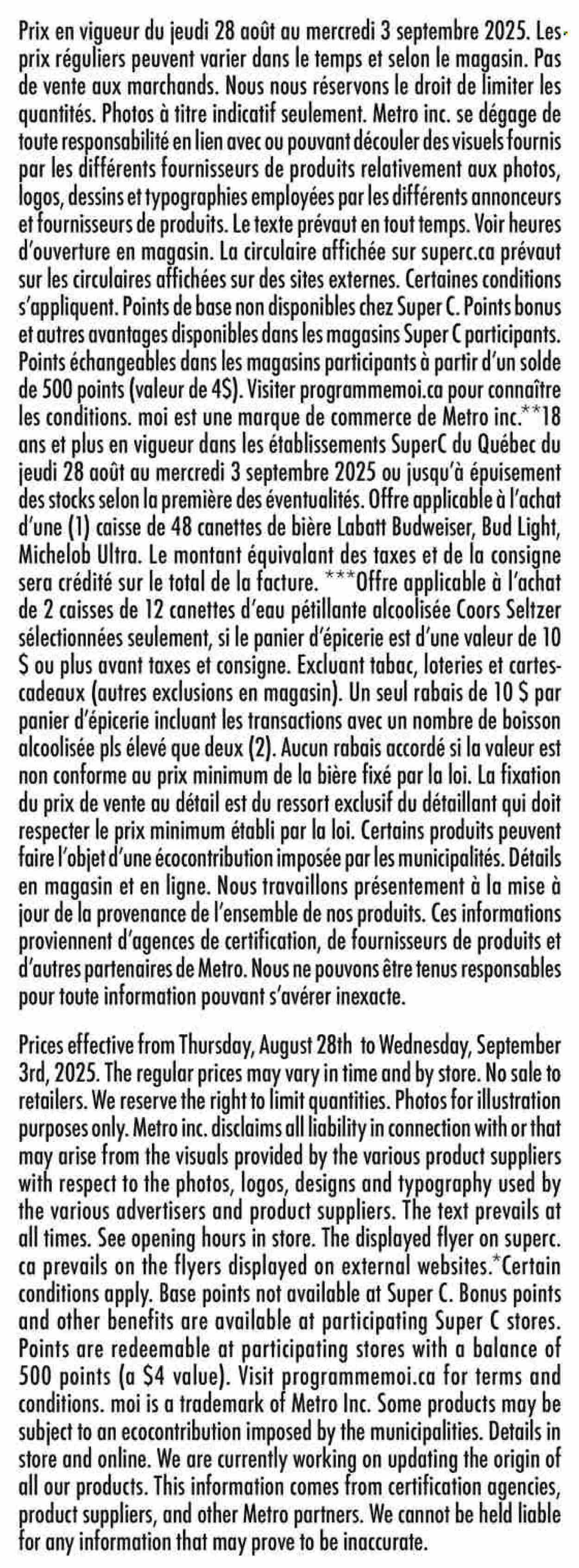 Circulaire Super C - 28 Août 2025 - 03 Septembre 2025. Page 19