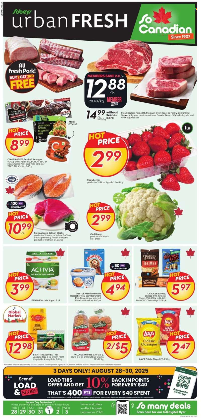 Circulaire Sobeys Urban Fresh - 28 Août 2025 - 03 Septembre 2025.