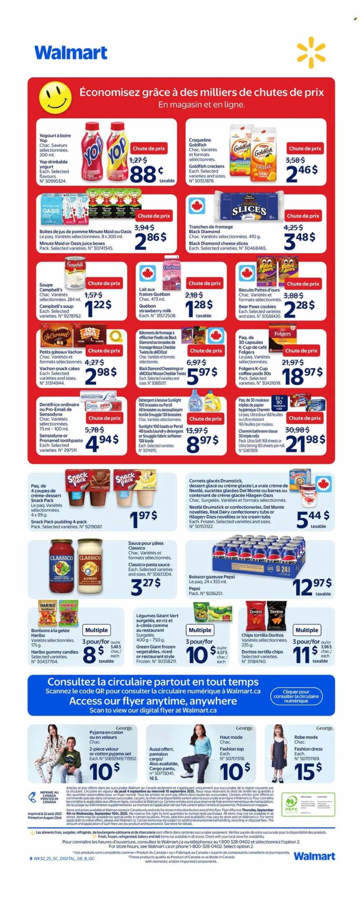 Circulaire Walmart - 04 Septembre 2025 - 10 Septembre 2025. Page 2