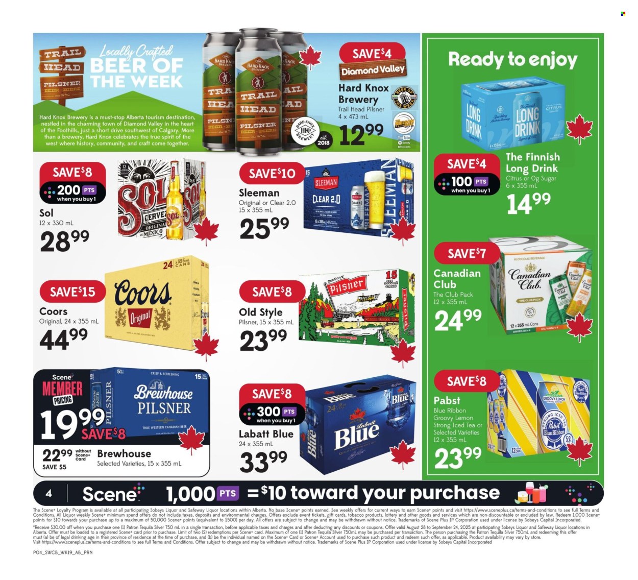 Circulaire Sobeys Liquor - 04 Septembre 2025 - 10 Septembre 2025. Page 5