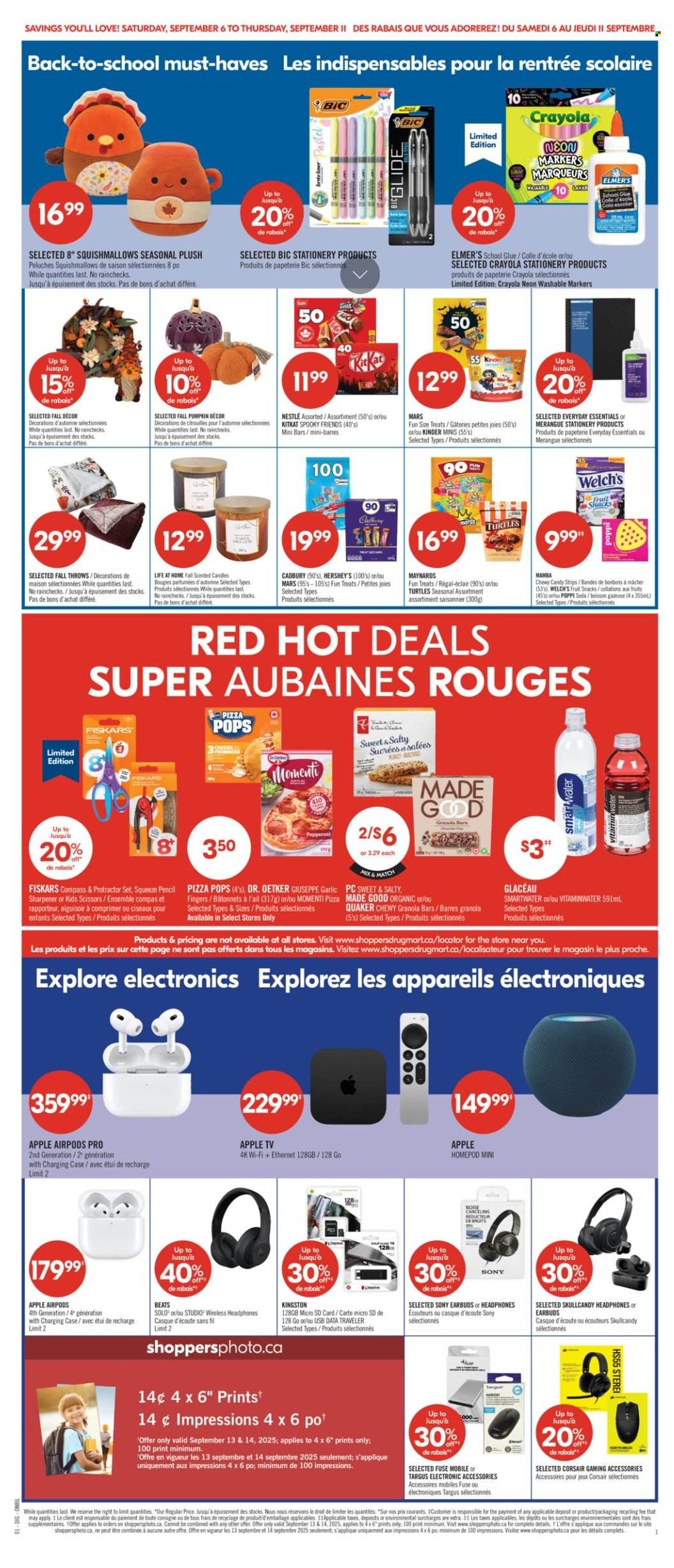 Circulaire Shoppers Drug Mart - 06 Septembre 2025 - 11 Septembre 2025. Page 12
