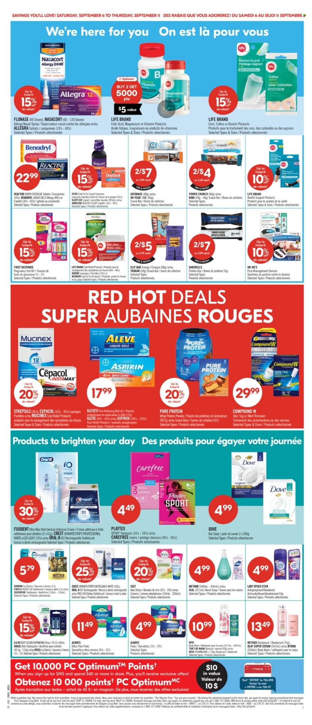 Circulaire Shoppers Drug Mart - 06 Septembre 2025 - 11 Septembre 2025. Page 14