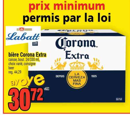 BIÈRE CORONA EXTRA