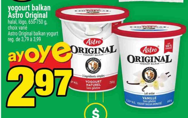 yogourt balkan Astro Original