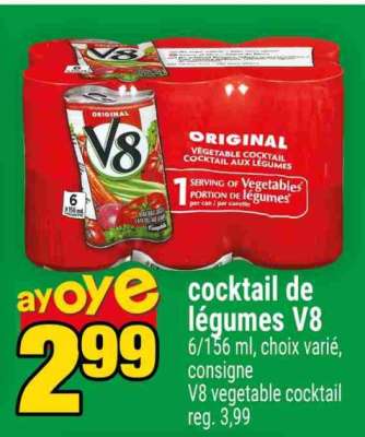 cocktail de légumes V8