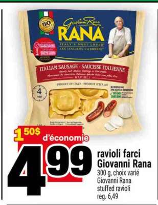 ravioli farci Giovanni Rana