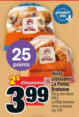 MICRO CROISSANTS LA PETITE BRETONNE