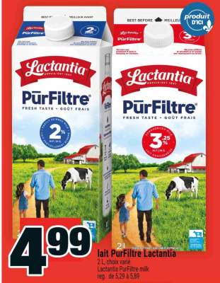 LAIT PURFILTRE LACTANTIA