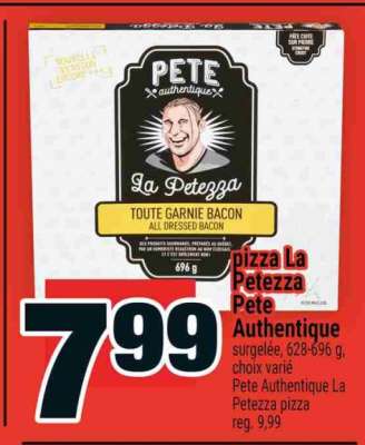 pizza La Petezza Pete Authentique