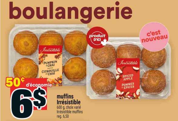 MUFFINS IRRÉSISTIBLE