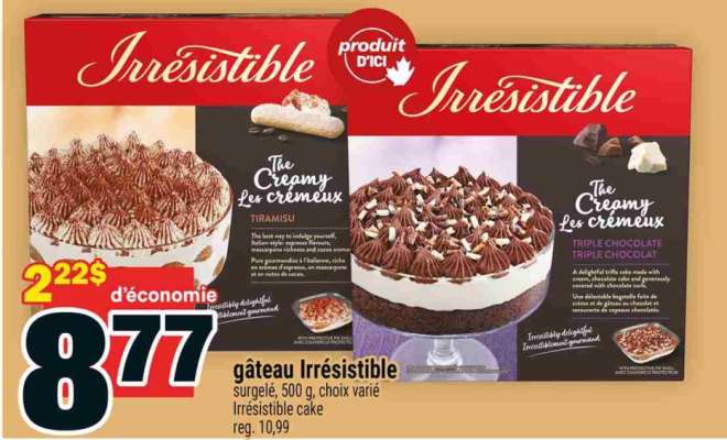 GÂTEAU IRRÉSISTIBLE
