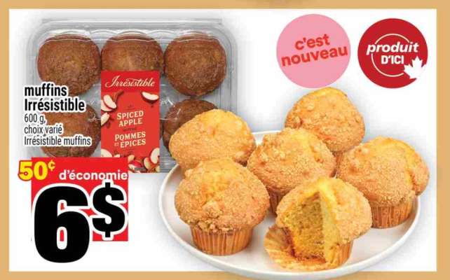 MUFFINS IRRÉSISTIBLE