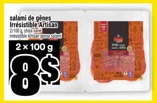 Salami de Gênes Irrésistible Artisan