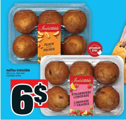 MUFFINS IRRÉSISTIBLE