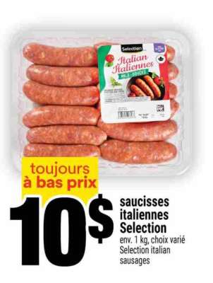 saucisses italiennes Selection