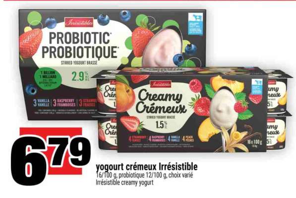 Yogourt Crémeux Irrésistible