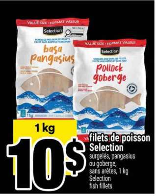 FILETS DE POISSON SELECTION