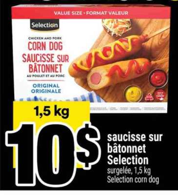 SAUCISSE SUR BÂTONNET SELECTION