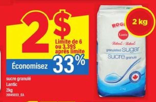 sucre granulé