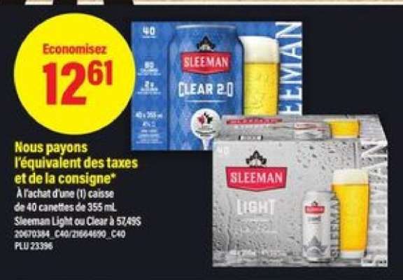 Sleeman Light ou Clear