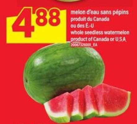 melon d'eau sans pépins