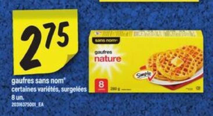 Gaufres sans nom