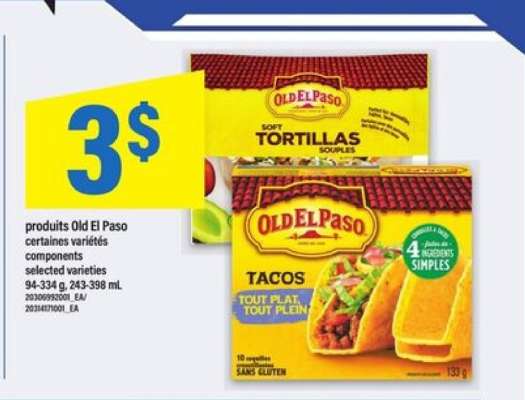 produits Old El Paso