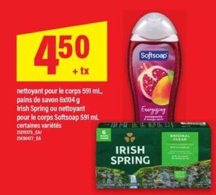 Softsoap/Irish Spring