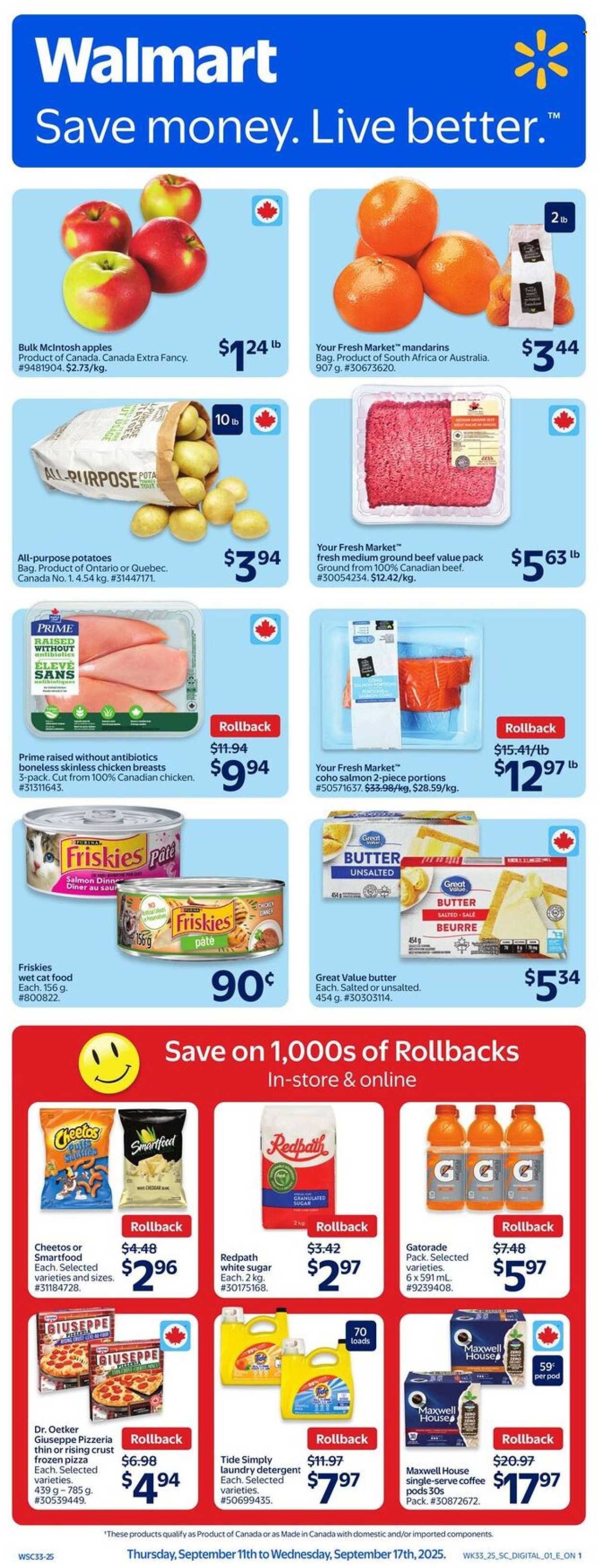 Circulaire Walmart - 11 Septembre 2025 - 17 Septembre 2025. Page 1