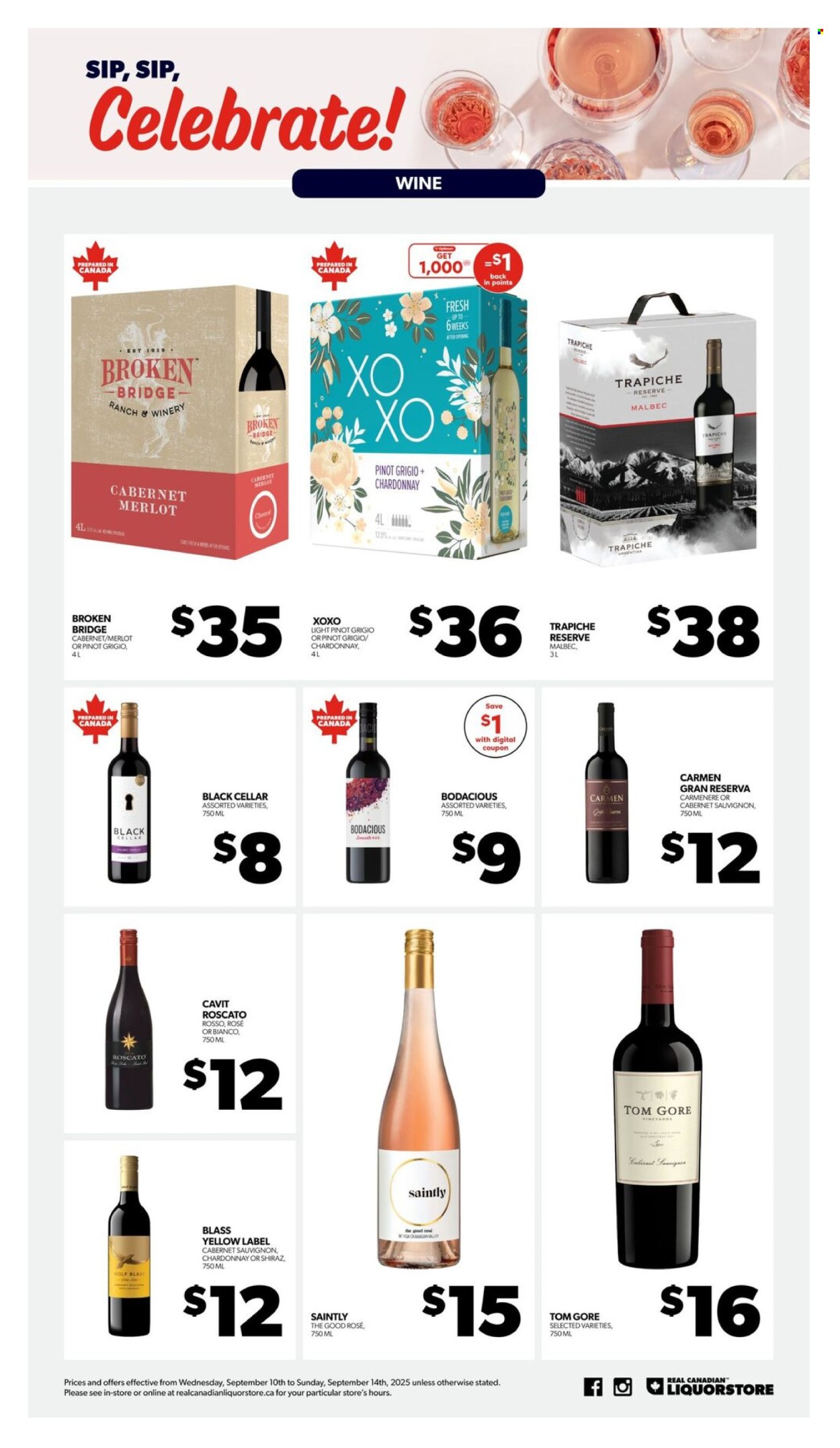 Circulaire Real Canadian Liquorstore - 10 Septembre 2025 - 14 Septembre 2025. Page 5