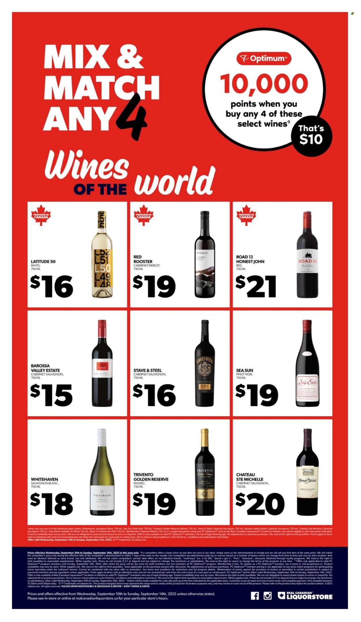 Circulaire Real Canadian Liquorstore - 10 Septembre 2025 - 14 Septembre 2025. Page 8