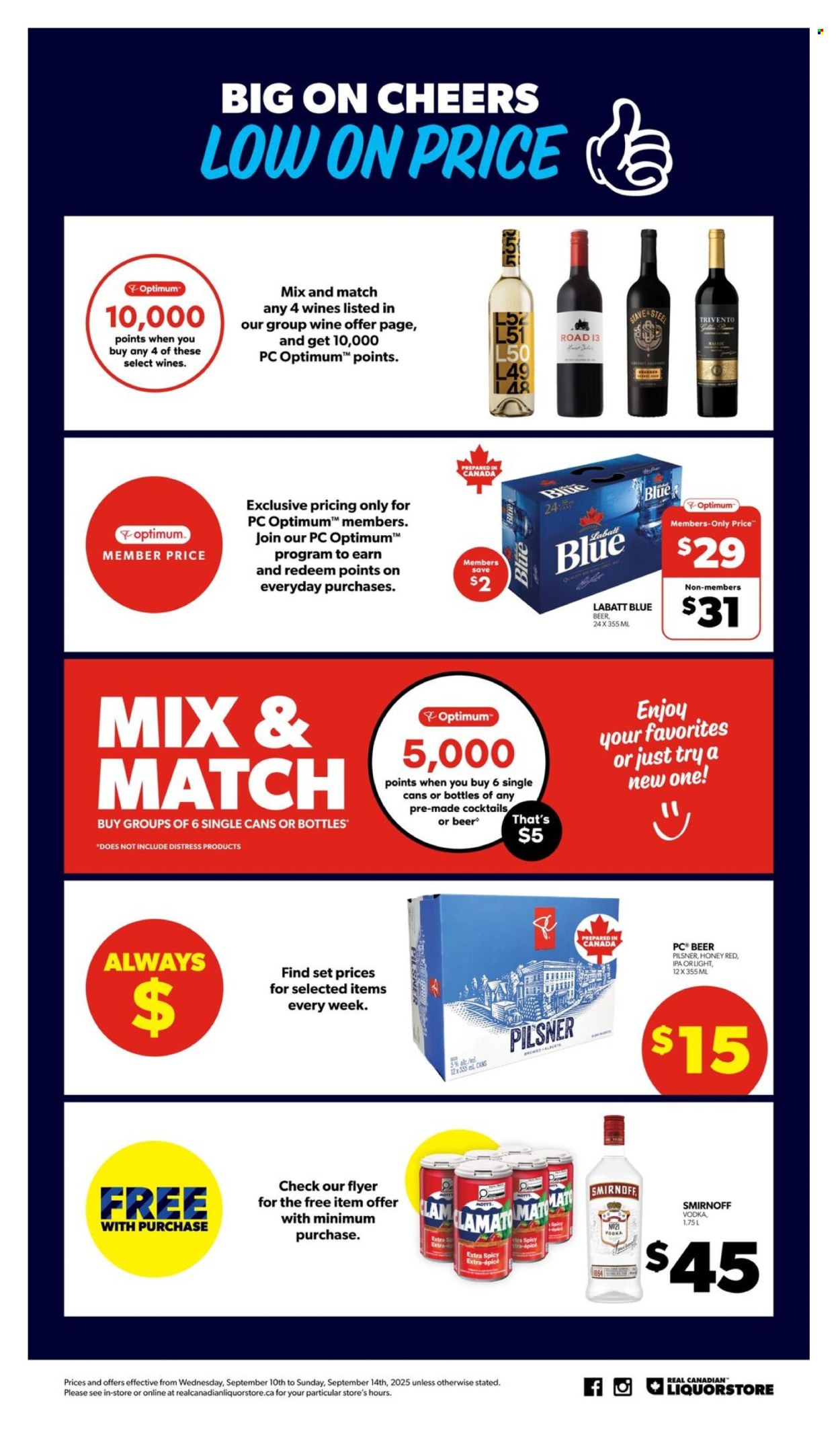 Circulaire Real Canadian Liquorstore - 10 Septembre 2025 - 14 Septembre 2025. Page 9