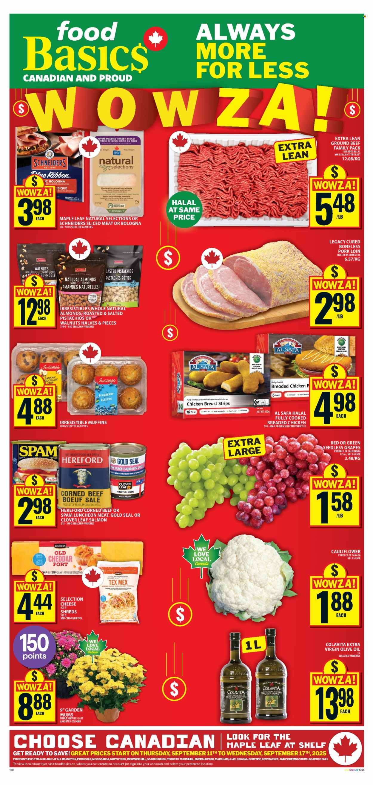 Circulaire Food Basics - 11 Septembre 2025 - 17 Septembre 2025. Page 1