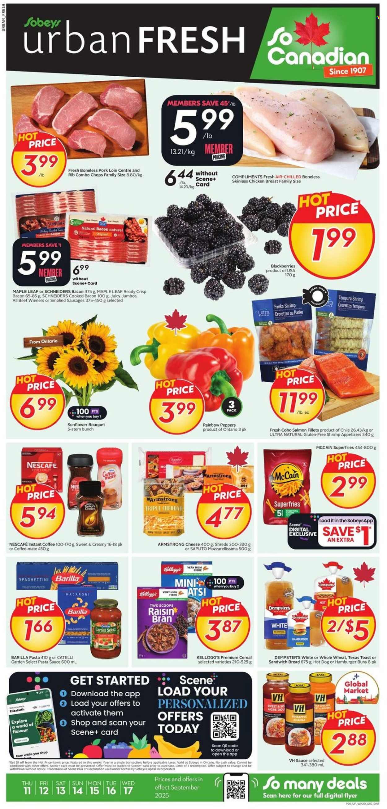 Circulaire Sobeys Urban Fresh - 11 Septembre 2025 - 17 Septembre 2025. Page 1