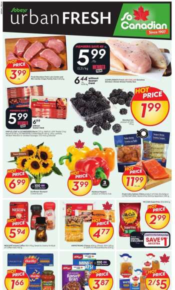 Circulaire Sobeys Urban Fresh - 11 Septembre 2025 - 17 Septembre 2025.