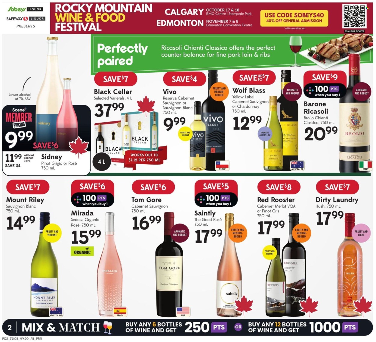 Circulaire Sobeys Liquor - 11 Septembre 2025 - 17 Septembre 2025. Page 2