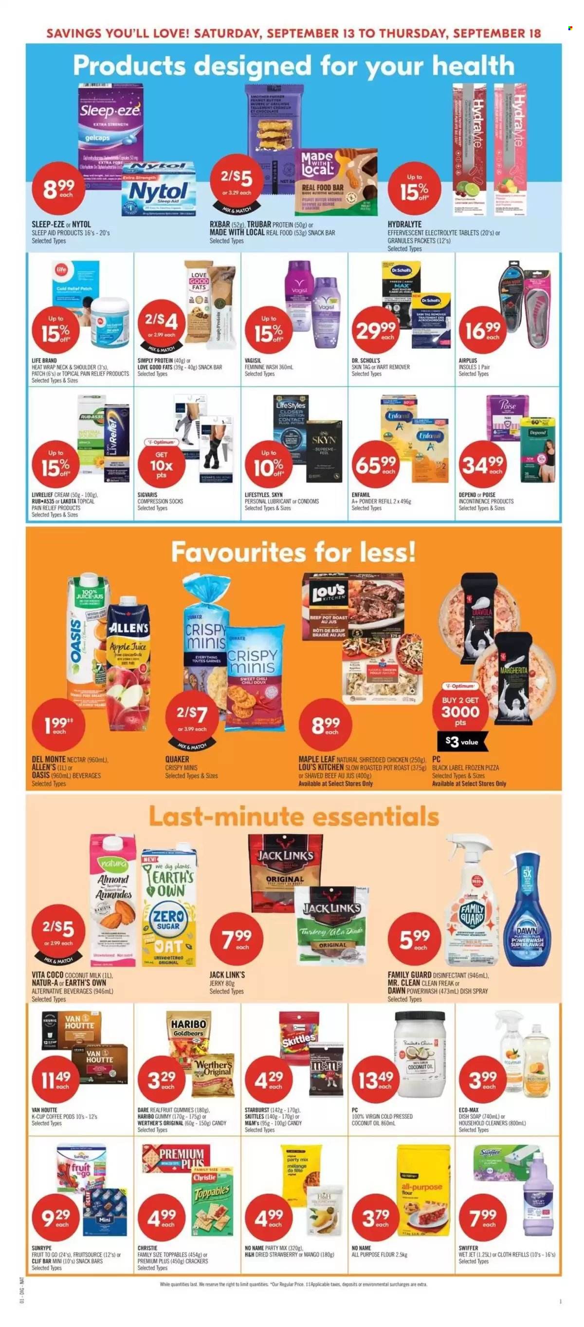 Circulaire Shoppers Drug Mart - 13 Septembre 2025 - 18 Septembre 2025. Page 17