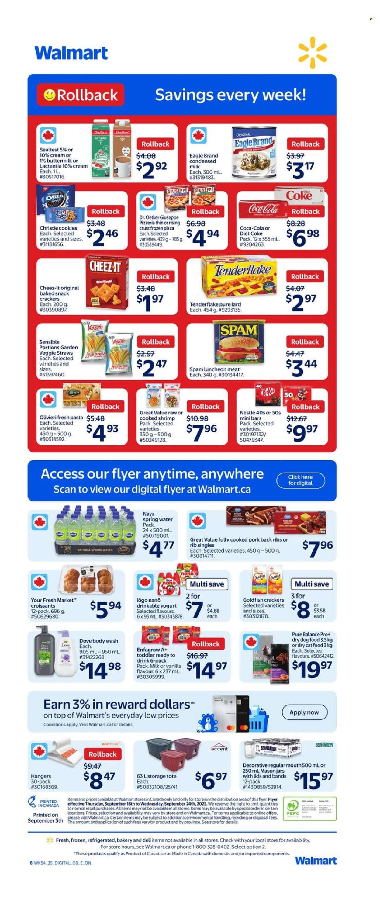 Circulaire Walmart - 18 Septembre 2025 - 24 Septembre 2025. Page 2