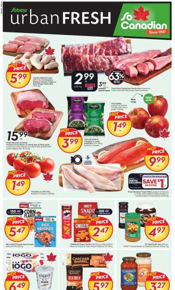 Circulaire Sobeys Urban Fresh - 18 Septembre 2025 - 24 Septembre 2025.