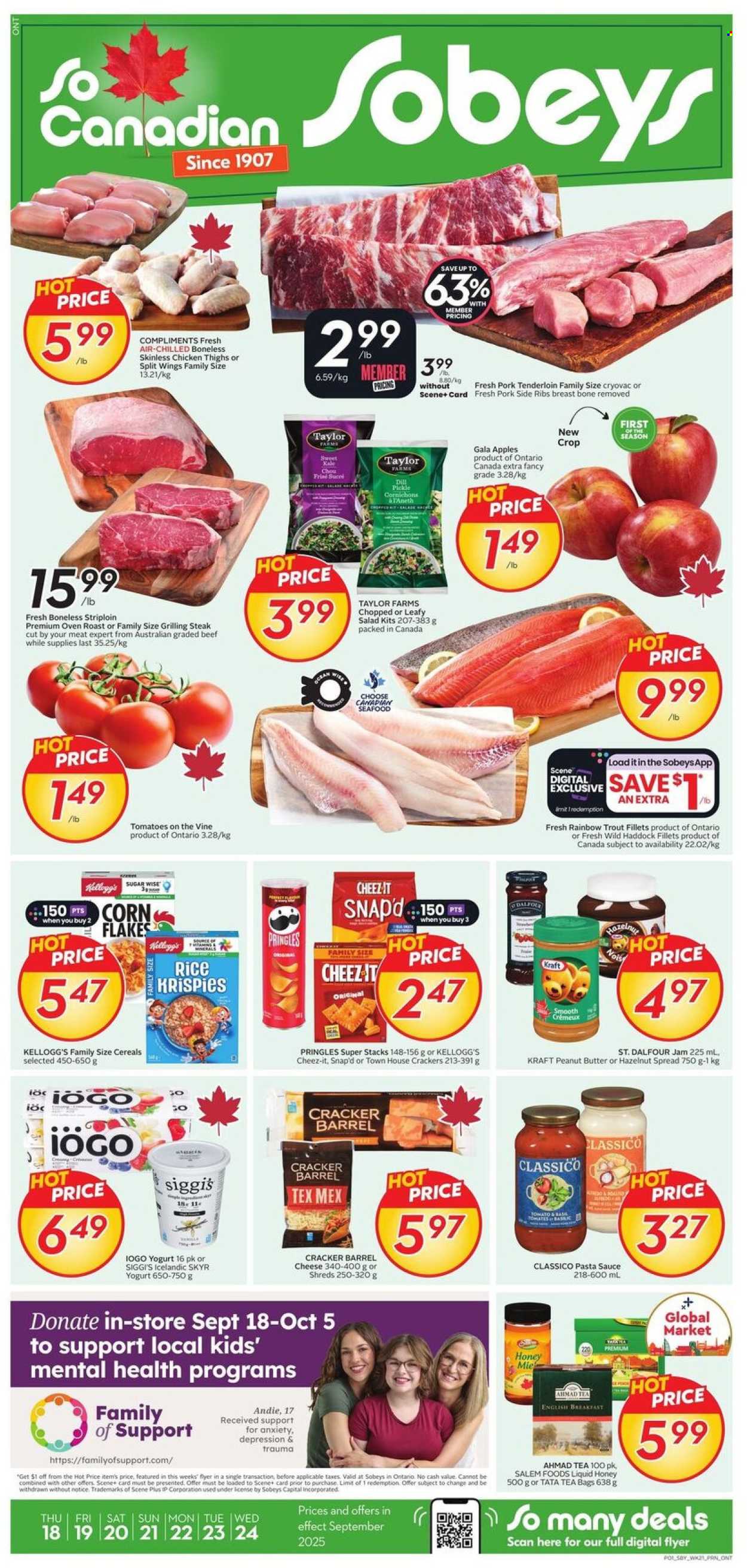 Circulaire Sobeys - 18 Septembre 2025 - 24 Septembre 2025. Page 1
