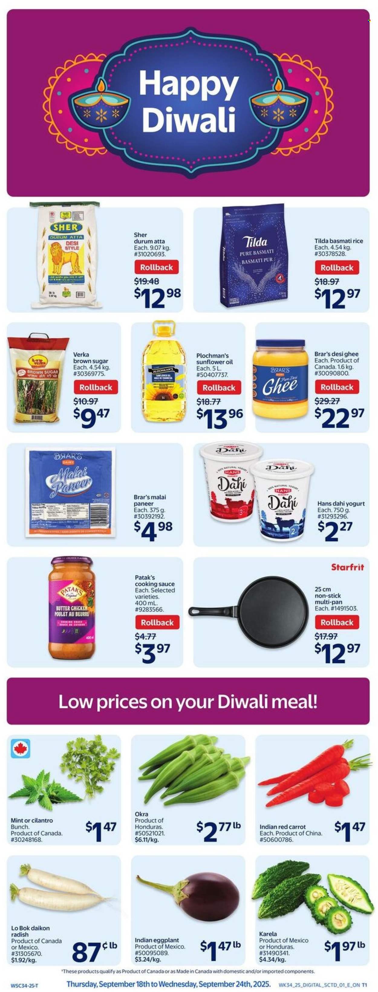 Circulaire Walmart - 18 Septembre 2025 - 24 Septembre 2025. Page 1