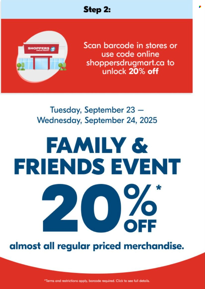 Circulaire Shoppers Drug Mart - 23 Septembre 2025 - 24 Septembre 2025. Page 2